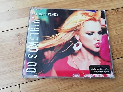  Britney Spears - Do Somethin'  Mega Rare UK Enhanced CD Includes Megamix Video • £9.26