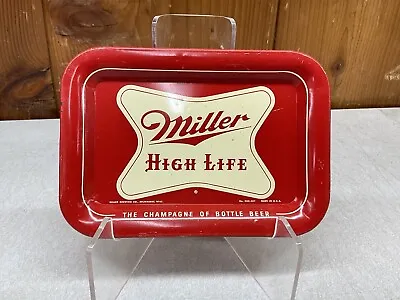 Miller High Life Small Rectangle Tip Check Tray Coaster Ash Tray Sign Beer • $24.95