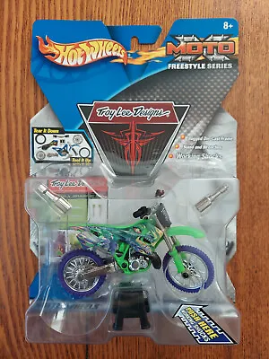 Hot Wheels Racing Moto X Freestyle Series Troy Lee Designs Kawasaki 2001 RARE • $45