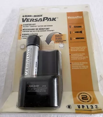 Black & Decker VP132 VersaPak 3.6-Volt 2-Port 3-Hour Stick Style Battery Charger • $62.39