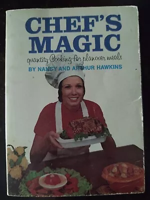 Chef's Magic Quantity Cooking For Planover Meals Tupperware Home Parties 1973 • $6.99