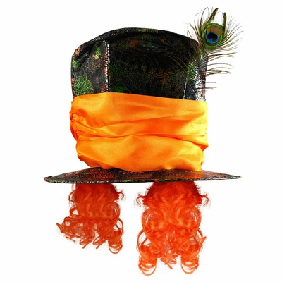 £10.69 • Buy Adults Mad Hat Top Alice Hatter Unisex Fancy Dress Party Fairy Tale Accessory UK