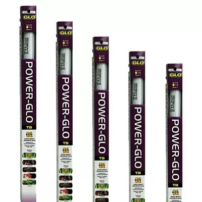 Powerglo T8 Fluorescent Light Bulb Tube Fish Tank Aquarium Lighting • £15.99