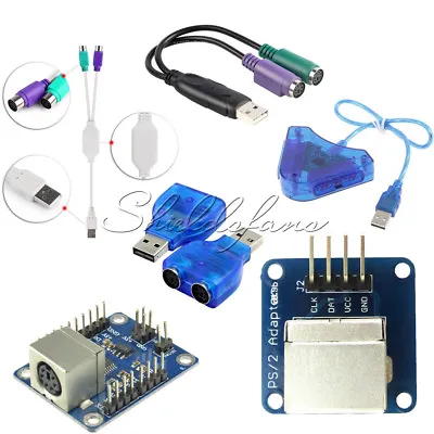 $1.34 • Buy Dual PSX/PS1/PS2 Female To USB Male Converter Adapter Keypad Driver Arduino