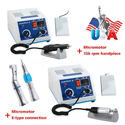 Dental Lab Marathon Electric Micromotor N3 /Contra Angle/Straight Handpiece De • $38.99