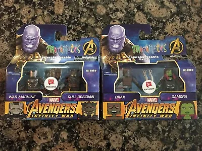 Marvel Minimates Walgreens Avengers Infinity War Drax Gamora Machine Cull • $34.99
