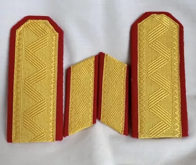 Korean Army Military Marshal Or General Shoulder Boards & Collar Tabs (Plain) • $44.97