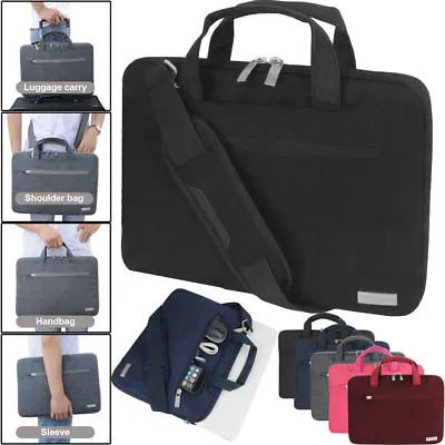 Laptop Messenger Bag Shoulder Strap Sleeve Case Cover For 11 12 13 14 15 Inch • $17.36