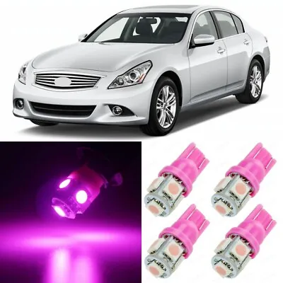 15 X Ultra PINK Interior LED Lights Package For 2008 - 2013 Infiniti G37 +TOOL • $15.99