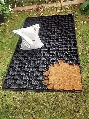 £76 • Buy Shed Bases ECO Pavers Pathways - Various Sizes Includes Ground Cover & Pins