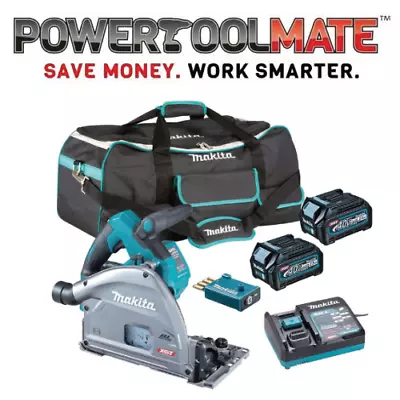 Makita SP001GD202 40v MAX XGT 165mm Plunge Saw Kit Brushless 2x2.5Ah Batteries • £624.99