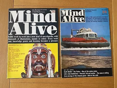 2 Mind Alive Magazines  Vol 1 Nos 2 & 5 From 1960s • £7.95