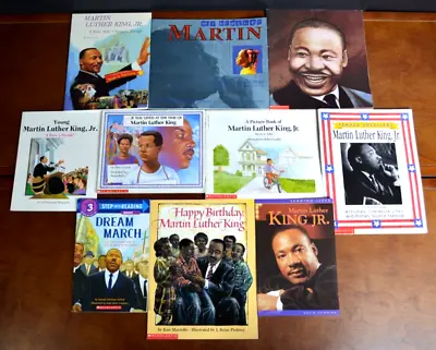 Lot 10 Martin Luther King  Jr. Picture Books Black History Month Civil Rights L1 • $24.99