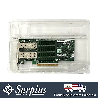 Supermicro Dual Port SFP+ 10G Ethernet X520-DA2 Chipset Low Profile Bracket • $29