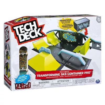 Tech Deck Transforming Skate Container Pro Ramp/Rail/Skateboard Kids Toy 6y+ • $42.95