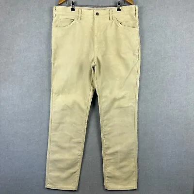 Vintage R.M. Williams Moleskin Pants/Trouser Mens W40xL32 (40x32) Beige T180 • $38.71