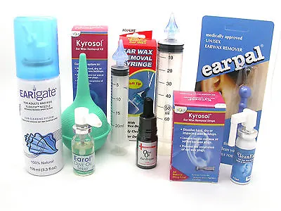Ear Wax Removal - Huge Range Of Diy Syringe Kits For Ear Wax Blockages • £3.99