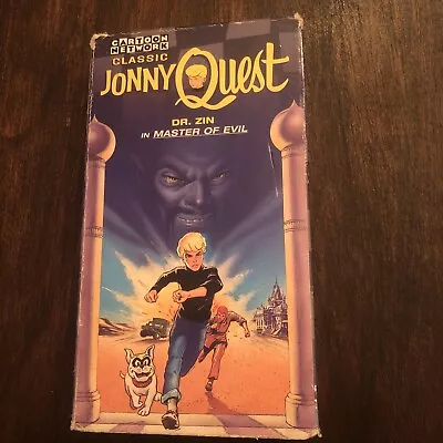 Jonny Quest Dr. Zin Master Of Evil Cartoon Network VHS 1996 Video Tape Classic • $3.40