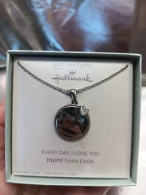 Hallmark Every Day I Love You More Than Ever Necklace • $9.99