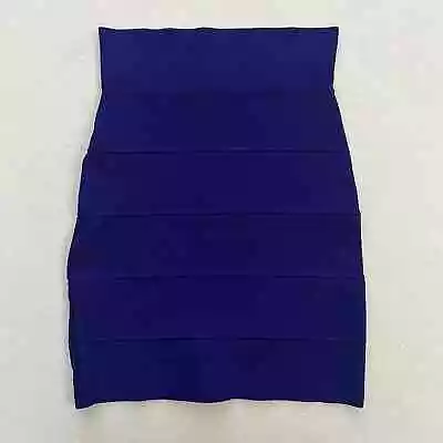 BCBG MaxAzria Women Purple Simone Textured Bandeau Bandage Bodycon Skirt XS • $24.99