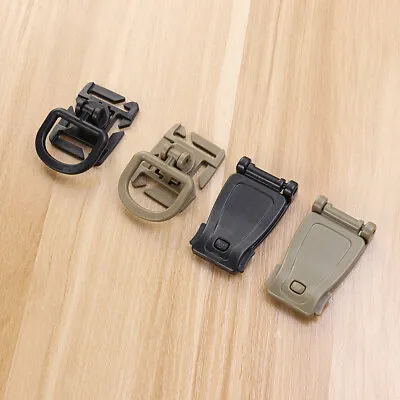  20 PCS Molle Web Dominator Buckles Strap Clip Belt Keeper With 20 PCS D-ring • £42.39