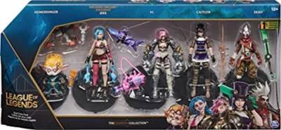 $14.69 • Buy League Of Legends Dual Cities Pack Jinx Vi Caitlyn Ekko 4  Action Figure Oct.1 