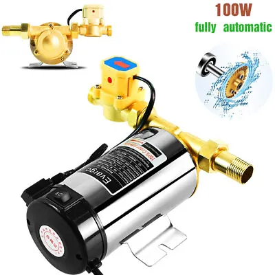 Booster Pump Household Automatic Boost Water Pressure For Home Shower 100W • $37.02