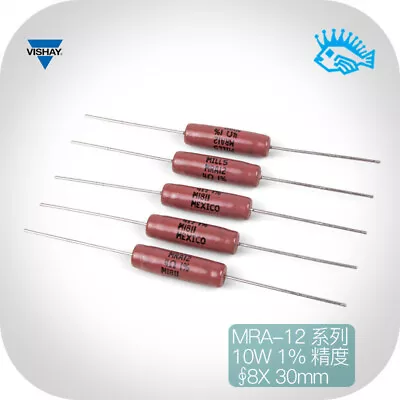 1pcs Vishay Mills MRA12 Top Grade Non-inductive Wirewound Resistors HIFI Audio • $17.99
