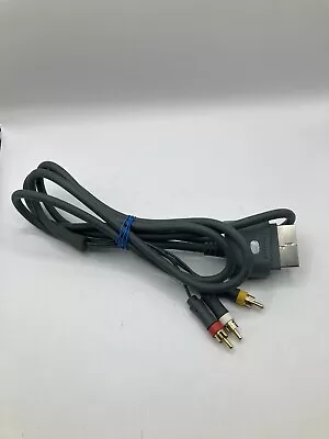 Official OEM Microsoft Xbox 360 AV Composite Audio/Video Cable RCA • $2.50