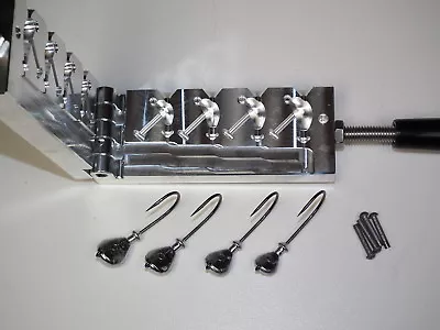 Freshwater Flip Jig Mold 3/8 1/2 5/8 3/4oz CNC Aluminum Arky • $125