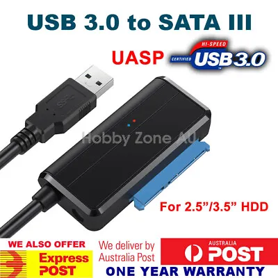 $11.85 • Buy UASP To USB 3.0 Converter/USB 3.0 To 2.5 /3.5  SATA Hard Drive SSD Adapter Cable