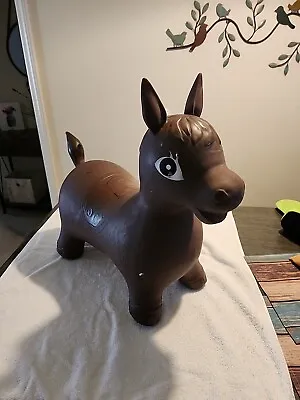 LARGER SIZE HORSE Animal For Older Kids Inflatable Bouncy Hopper Toys  • $22