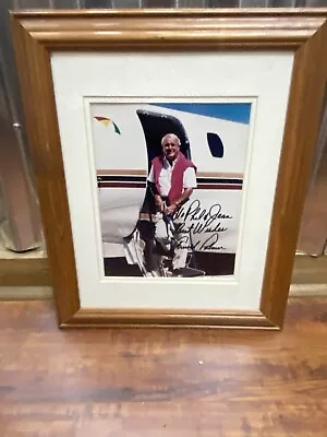 Arnold Palmer Golf Great Signed Personalized Autographed Photo On His Jet • $80