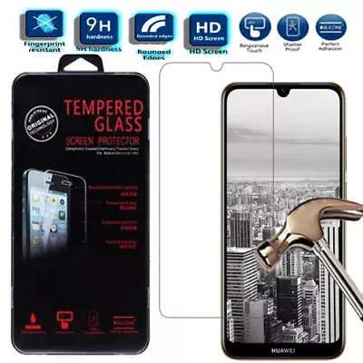 Tempered Screen Protector For Huawei Y6 (2019) MRD-LX1F MRD-LX1 MRD-LX3 MRD-LX1N • £4.99