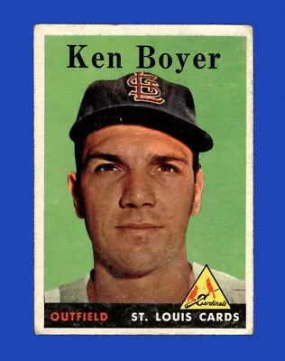 1958 Topps Set-Break #350 Ken Boyer LOW GRADE (crease) *GMCARDS* • $0.79