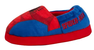 Boys Spiderman Slippers Kids Marvel Cushioned Mule Slippers House Nursery Shoes • £9.95