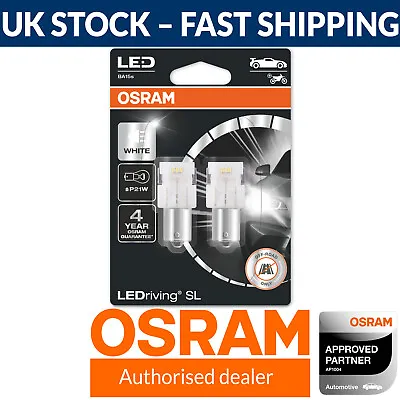 OSRAM LEDriving SL LED P21W  6000K Cool White Car Bulb (Twin) BA15s | 12V • £11.99