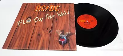 AC/DC Fly On The Wall Vinyl LP Record Alberts OZ 1st Press Red Label W/ Insert • $65