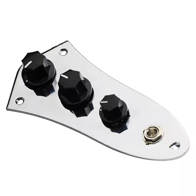 6.5mm Jack Pre-Wired Control Wired Plate Potentiometer For Fender Jazz Bass S • $38.70