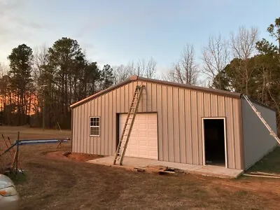 30x40x10 Steel Building SIMPSON ALL GALVALUME Metal Garage Storage Building Kit • $14500