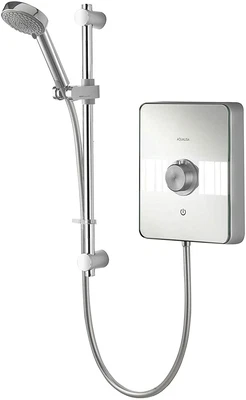 £501.99 • Buy Aqualisa Lme9501 Lumi Electric Shower Chrome Stainless Mirrored Glass Steel Hot