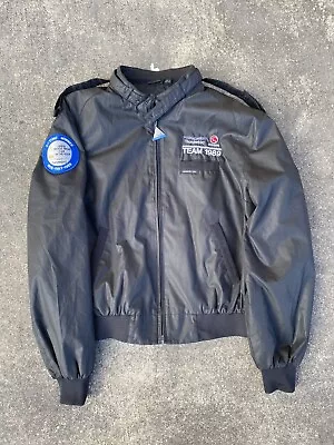 Thunderbird 1989 Members Only Jacket Vintage 80s 90s Racing 3 Time Winner Bomber • $25