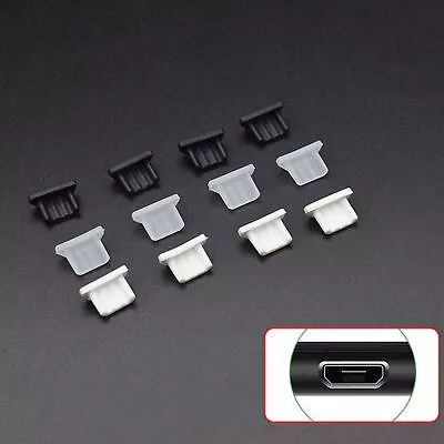 5pcs Plug Anti-dust Micro-usb Mini Phone Charger Dust Plug Solid Color • $7.97