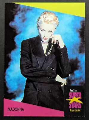Madonna 1991 Super Stars Of Music Pro Set Card #79 (NM) • $1.98