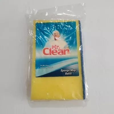 Mr. Clean Sponge Mop Refill - Fits Sponge Mop 456886 Yellow Snap On Snap Off • $5.99