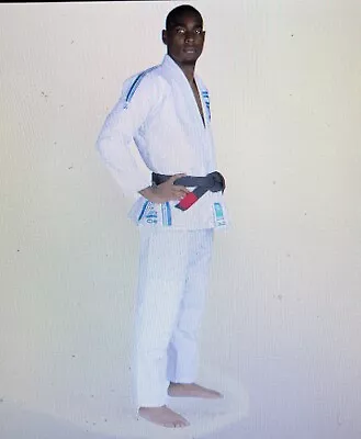 SANABUL ESSENTIAL BJJ Gi For Men Jiu Jitsu Gi Lightweight Size A3 White Blue NWT • $62.99