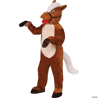 Henry The Horse Adult Mascot Costume Head Jumpsuit Mitts Shoe Covers Size 40-42 • $94.98