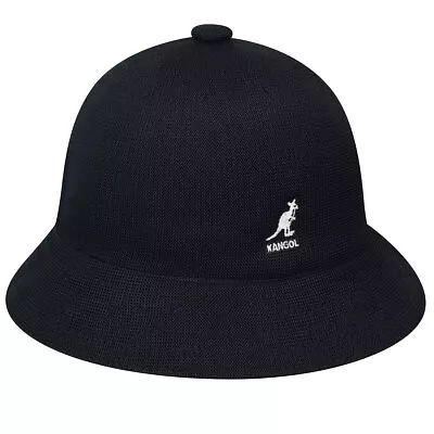 KANGOL Tropic Casual Bucket Hat K2094ST Summer Sun Brim Cap - Black • £55.21