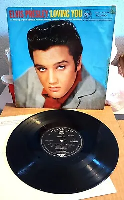 Elvis Presley - Loving You - 10 LP UK RC 24001 RCA Original - Britain England • $69.99