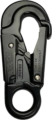 Aluminum Double Lock Captive Eye Forged Snap Hook 27 Kn • $37.99